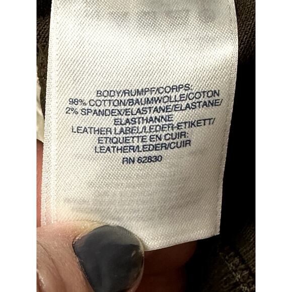 Lands End NWT Women's Size 18 Brown Micro Corduroy High Rise Straight Leg - Picture 10 of 15